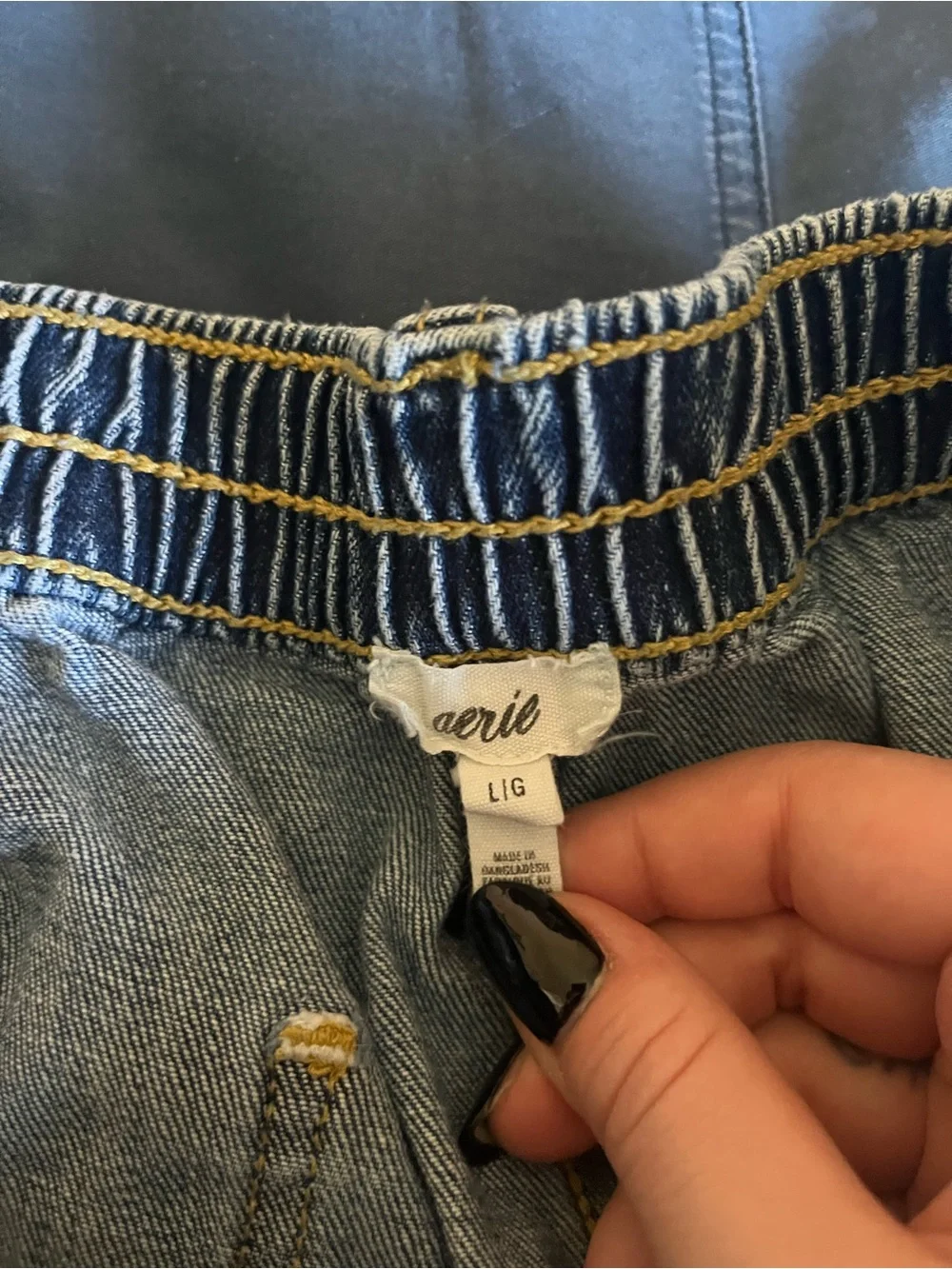 Aerie Daydreamer Denim Shorts - Picture 4 of 4